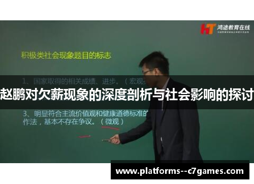 赵鹏对欠薪现象的深度剖析与社会影响的探讨 赵鹏对欠薪现象的深度剖析与社会影响的探讨